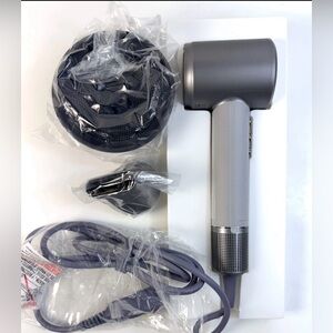 Professional Ionic Hair Dryer, High Speed, with Diffuser, 1400W, Grey, HD40